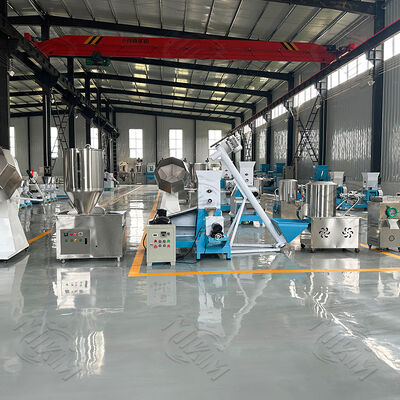 dry type fish feed extruder line Designed to Produce Dog Food Cat Food Fish Feed and Poultry Feed with Enhanced Nutritional Formula