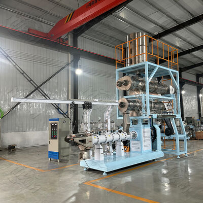 best dog food pellet machine Dry Floating Fish Feed Pellet Processing Line 200kg/H-6000kg/H Animal Pet Cat Dog Food Making Extruder Machine