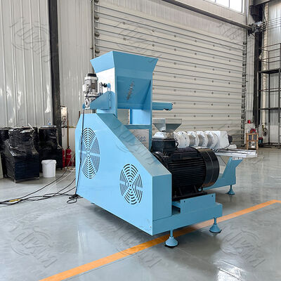 Continuous & Automatic Fish Feed Extruder Machine with 70-110 mm Screw Diameter and Various Shapes Moulds