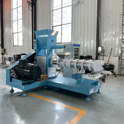 Continuous & Automatic Fish Feed Extruder Machine with 70-110 mm Screw Diameter and Various Shapes Moulds