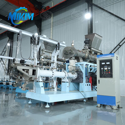 High Efficiency Twin Screw Extruder for Continuous & Automatic Pet Food and Fish Feed Production with Various Shapes Moulds