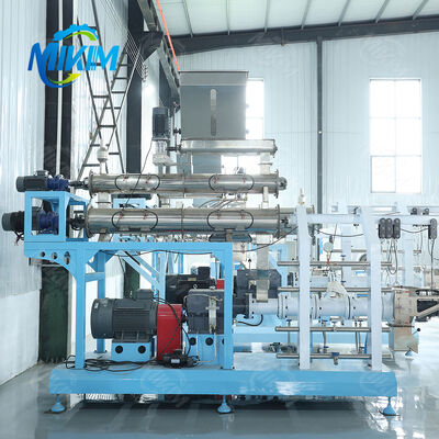 High Efficiency Twin Screw Extruder for Continuous & Automatic Pet Food and Fish Feed Production with Various Shapes Moulds