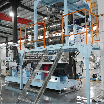 Continuous & Automatic Twin Screw Extruder 70-110 mm Screw Diameter 380V/50Hz Pet Food Extruder Machine