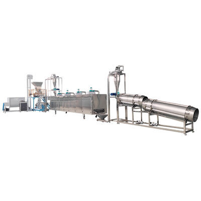 Continuous & Automatic Twin Screw Extruder with 70-110 mm Screw Diameter for Various Shapes Pet Food and Fish Feed Production