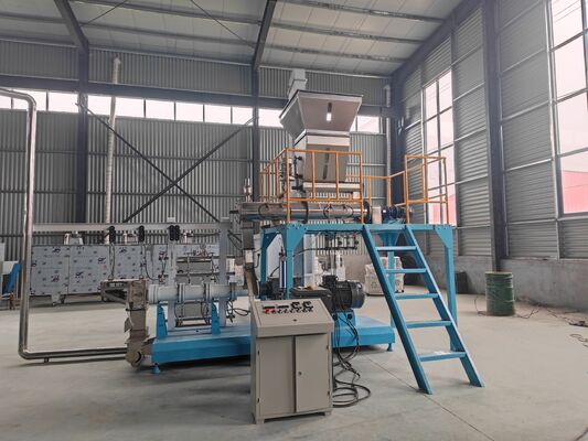 Continuous & Automatic Twin Screw Extruder with 70-110 mm Screw Diameter for Various Shapes Pet Food and Fish Feed Production