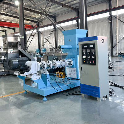 Dry pet food manufacturing process Floating Fish Feed Mill Pellet Extruder Making Machine for Sale