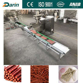 Stainless Steel  Automatic Meat strips Entry Pet Extrusion Machine