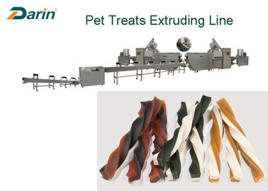 Peanut Butter Flavor Natural Sticks Dog Food Extruder Dental Treats Making Machine