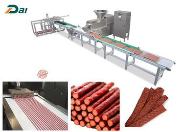 Full Automatic Meaty Strip Pet Food Processing Line Meeting Food Grade Saving Labor