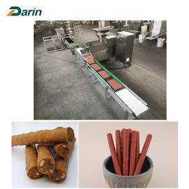 Full Automatic Meaty Strip Pet Food Processing Line Meeting Food Grade Saving Labor