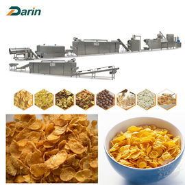 Kellogg Breakfast Cereal Corn Flakes Processing Line Stailess Steel Siemens Motor PLC