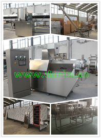 Full Automatic Breakfast Cereal Corn Flakes Extrusion Machine Stailess Steel Siemens Motor PLC