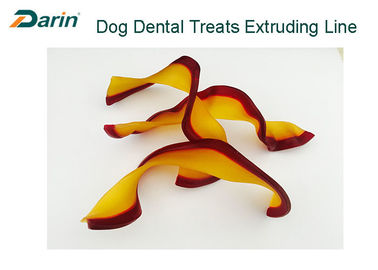Bacon Double Color Twisted Sticks Dog Food Extruder Dental Treats Single Screw
