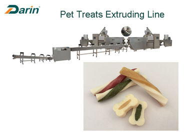 Bacon Double Color Twisted Sticks Dog Food Extruder Dental Treats Single Screw