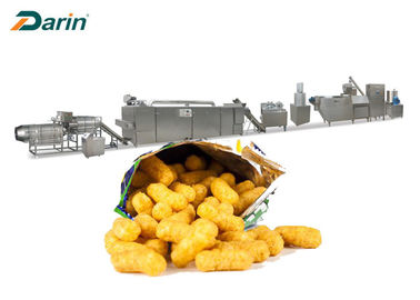 English Version CE Expanded Corn Puff Snack Machine 12 Months Warranty