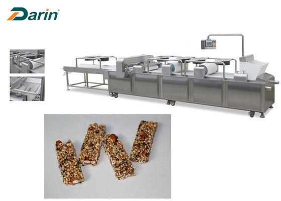 PTFE Belt Peanuts Cereal Bar Making Machine With Siemens WEG Motor