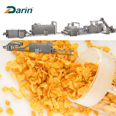 165kw 300kg/hr Corn Flakes Cereals Making Machine