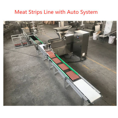 Darin Meat Strip Cutting Machine /Meat Strips Dog Treats Pet Food Processing Line