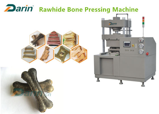 380V , 50 / 60Hz Pressed Rawhide Bones dog snacks making machine