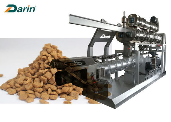 CE Certificate Large Capacity Pet Food Line Twin Screw Extruder