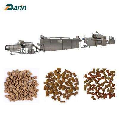 CE Certificate Large Capacity Pet Food Line Twin Screw Extruder