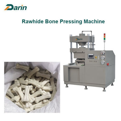 PLC Beef Skin Dog Bone Making Machine With Touch Screen