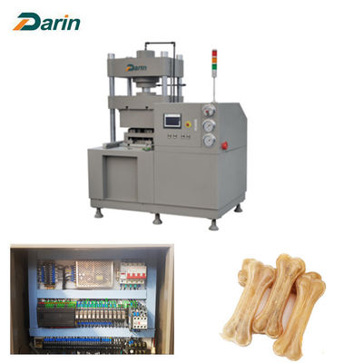 PLC Control Hydraulic Pet Food Production Line For Rawhide Bone Pressing