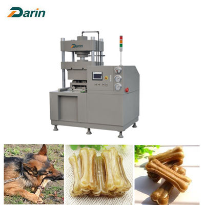 PLC Control Hydraulic Pet Food Production Line For Rawhide Bone Pressing