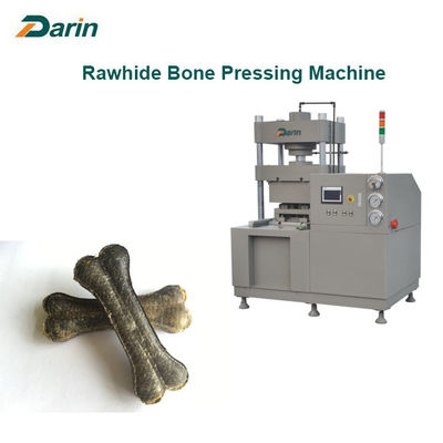 60T Dental snacks double molds Pressed Rawhide Bones Machine with WEG MOTOR