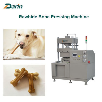 60T Double - station Germany motor PLC Control Rawhide Bone dog food machinery