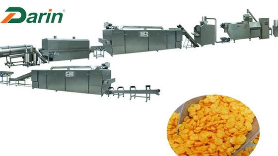 CE Approved Corn Snacks Food Double Screw Extruding Line Manufacturer