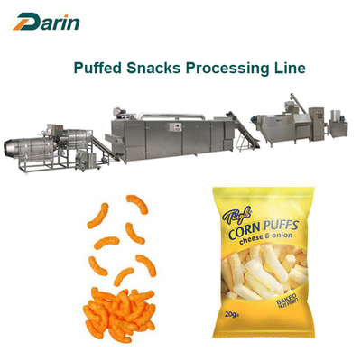 Snack Food Puffed Corn Snacks Extruder Machine