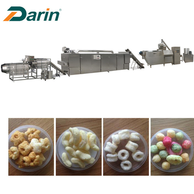 CE Certification Corn Cheese Ball Puff Snack Maker Machine twin screw extruder