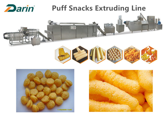 Stainless Steel 304 Corn Puff Making Machine 150kg/H