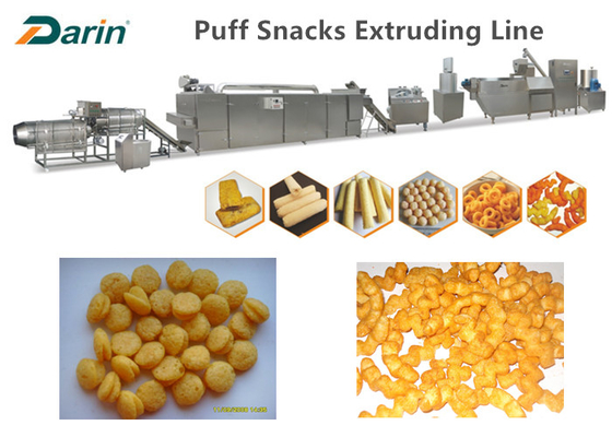 Stainless Steel 304 Corn Puff Making Machine 150kg/H