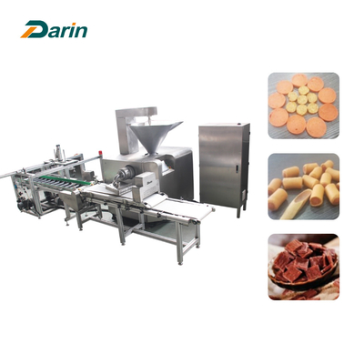 Soft Chewing Dog Food Extruder Machine Used To Make Meat Sticks