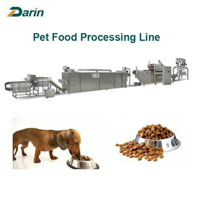 500kg Per Hour Dog Food Extruder Making Machine Stainless Steel