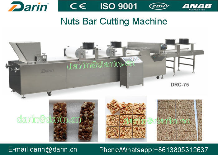 200-400kg/hr Sesame Cereal Bar Making Machine labor saving peanut bar machine