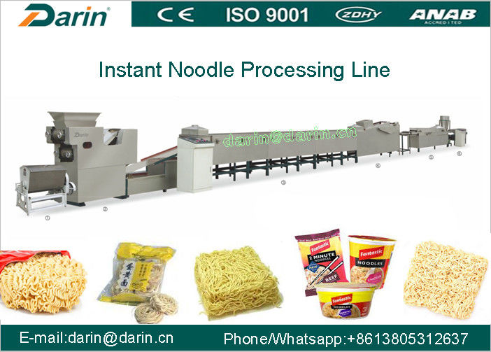 Ordinary Instant Noodle Production Line , automatic dried instant noodle machine