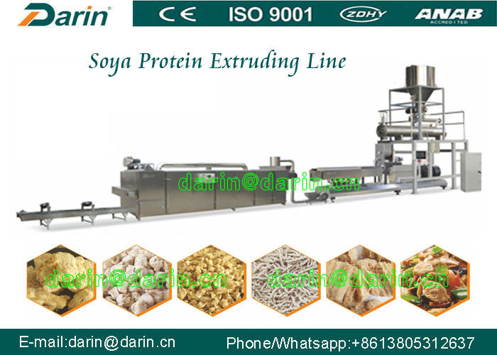 Twin screw extruder / Soya Extruder Machine with One year Guarantee