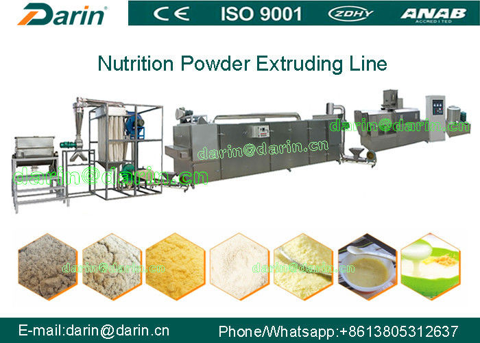 Stainless steel Nutrition Powder Food Extruder Machine with Two Screw Extruder