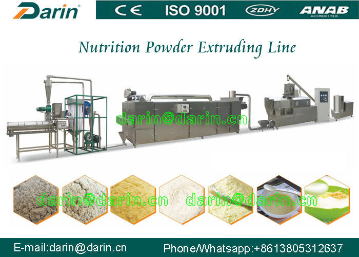 150kg/hr Nutritional Rice Powder Food Extruder Machine Processing Line