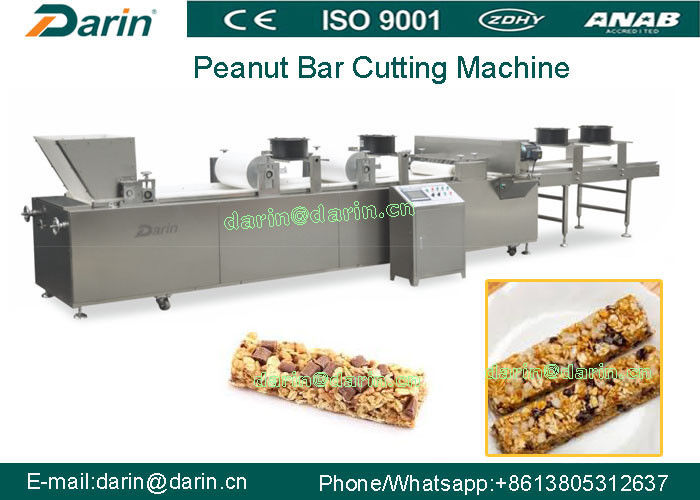 High Output 200 - 400kg/hr Peanut bar making machine , snack maker machine