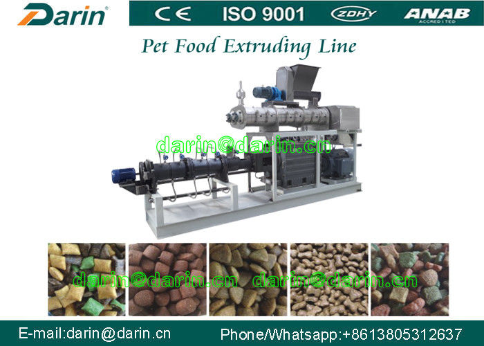 Darin Twin Screw Extruder Machine for Pet Dog Fish Snack Production Line