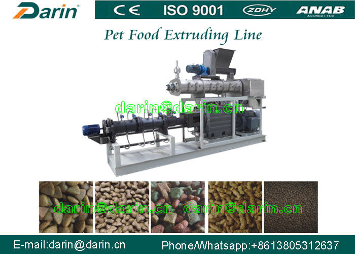 Darin Various shapes Cat Feed Pellet Extruder machinery Fully stainless steel 304