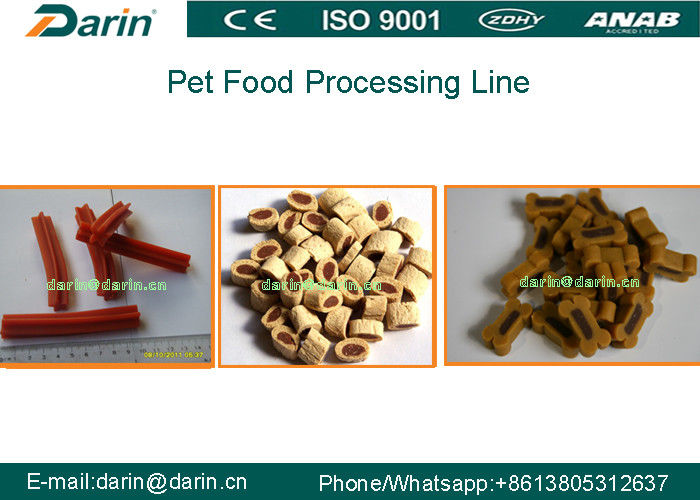 Full Automatic CE Certified Pet food extrusion process extruder machine for fish feed
