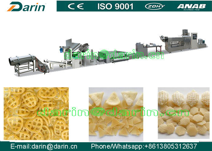 Continuous and automatic Snack Pellet Production Line 3D with CE Standard
