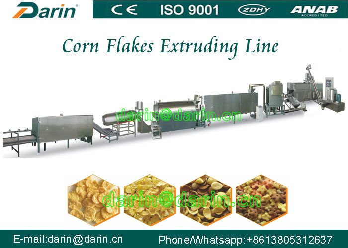 Breakfast Fruit Loops / Cereal Corn Flakes Processing Line with CE Standard
