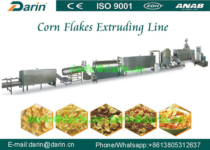 Breakfast Cereal Corn Flakes Processing Line , chocolate chip bread machine