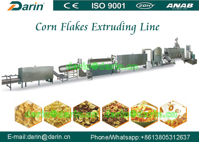 PLC controlled automatic expanded corn flakes production line
